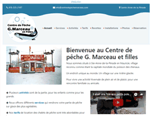 Tablet Screenshot of centredepechemarceau.com